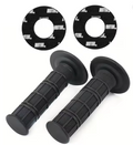 Spark District Universal Motocross Handlebar Grips with Grip Donuts (Pair)