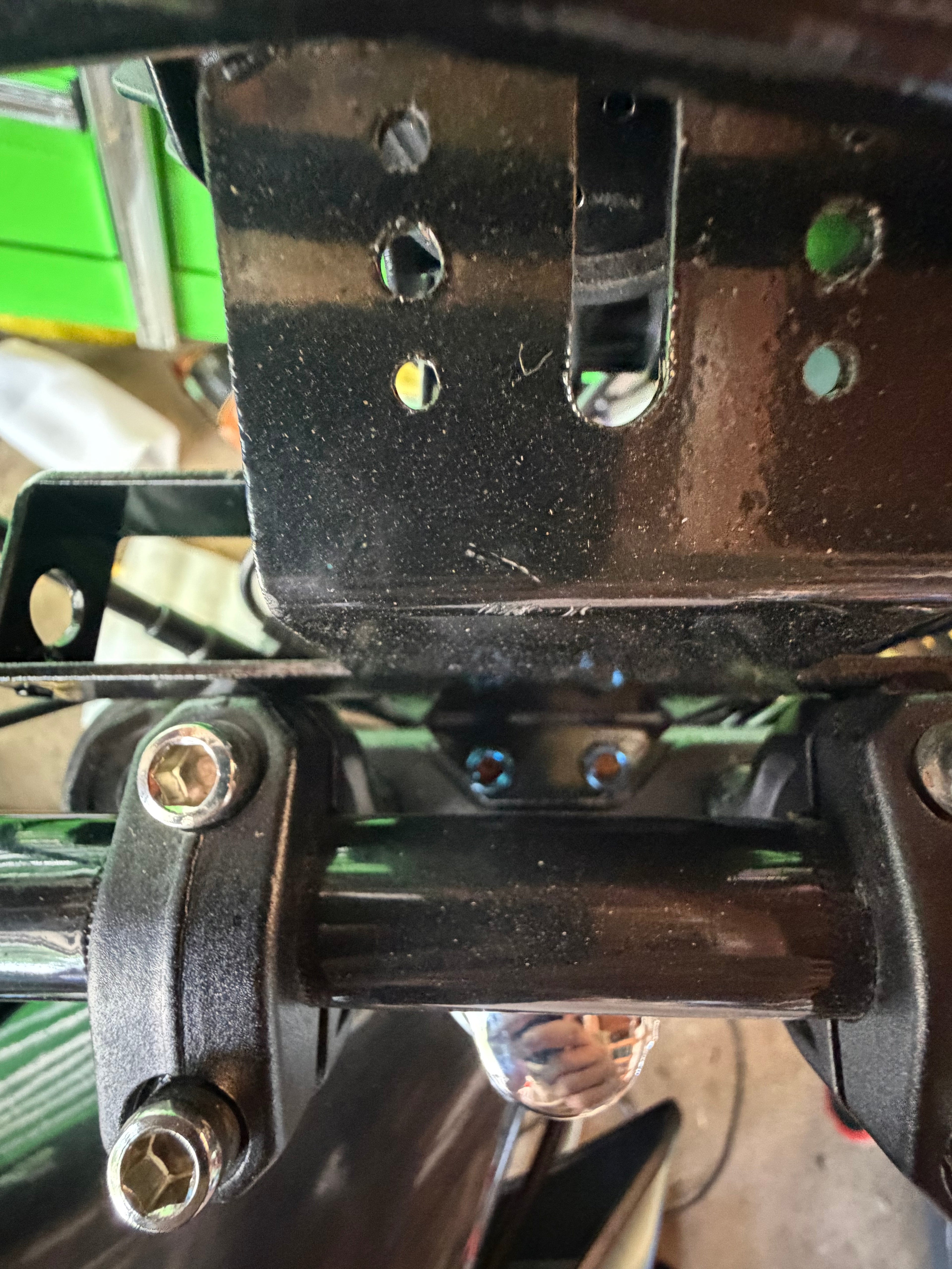 Titanium for headlight mount x1 spark