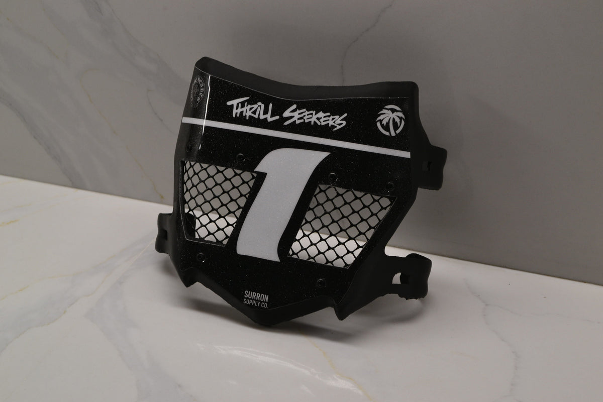 "MotoCutz" Vented Front Number Plate