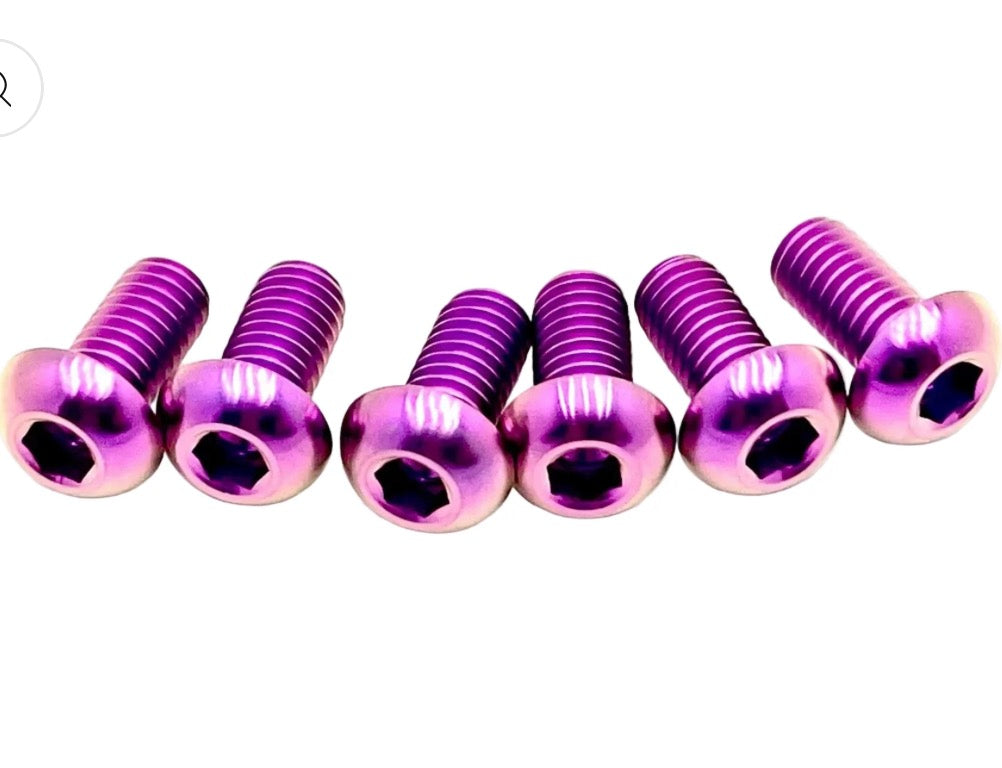 All Emoto Fork Guard Titanium bolts (set of 6)