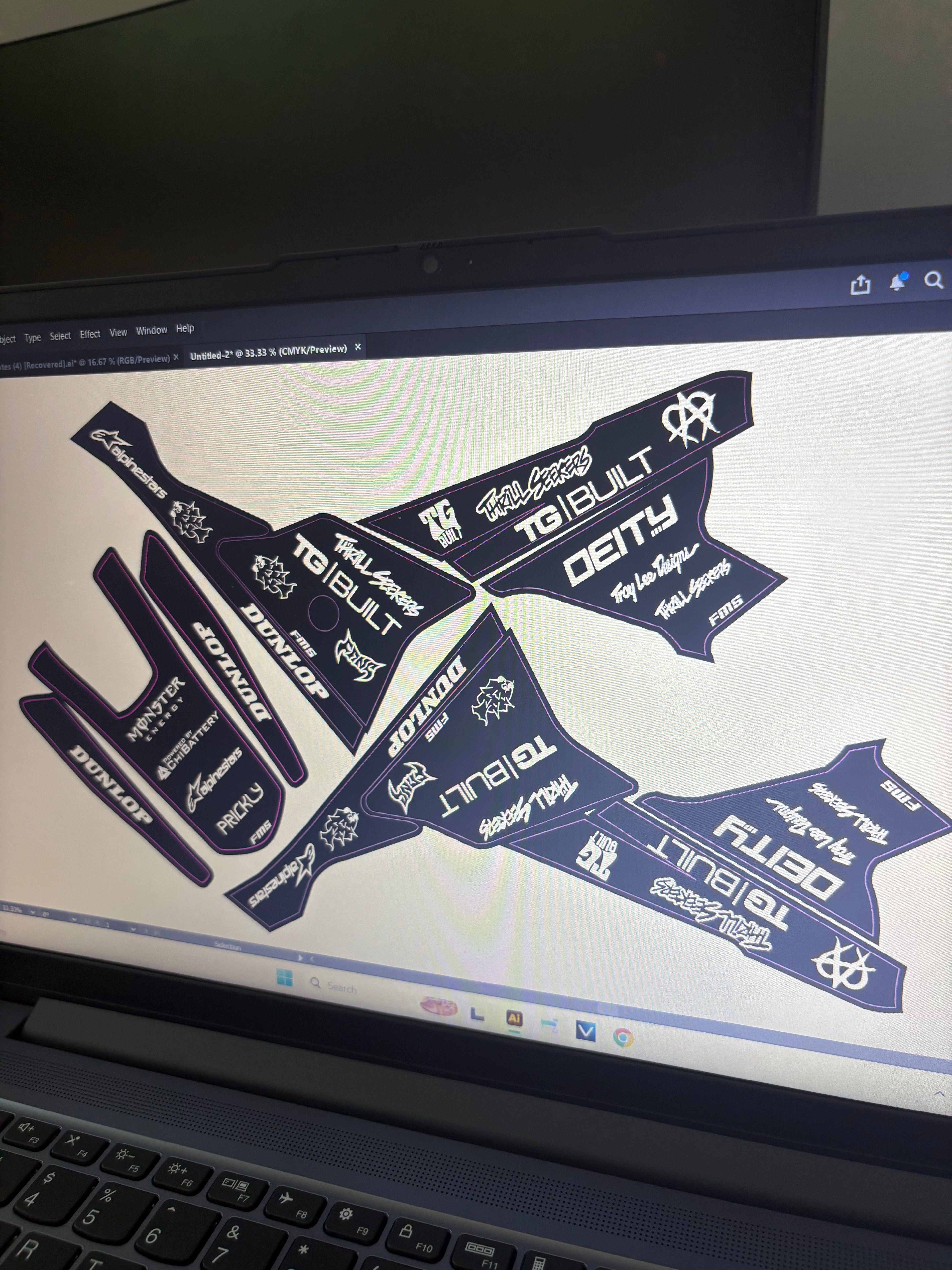 Yozma Graphics + Yozma Rear Fender Decals