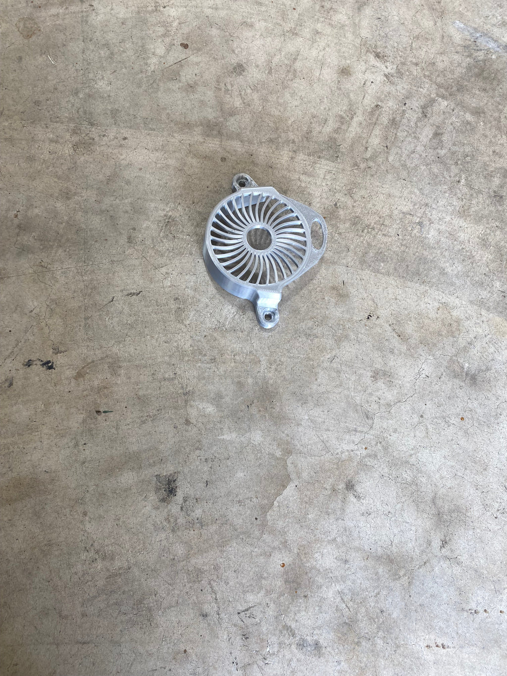 Motor cover for emotos metal infilled