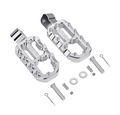 Chrome finish upgraded Nexvey foot pegs
